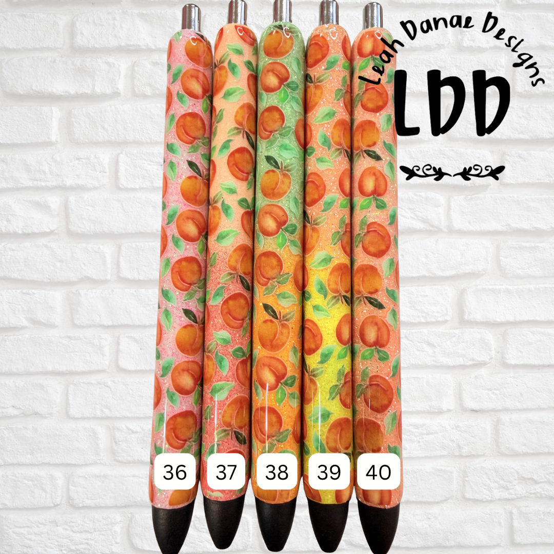 PEACHES Glitter Pen - Ready To Ship