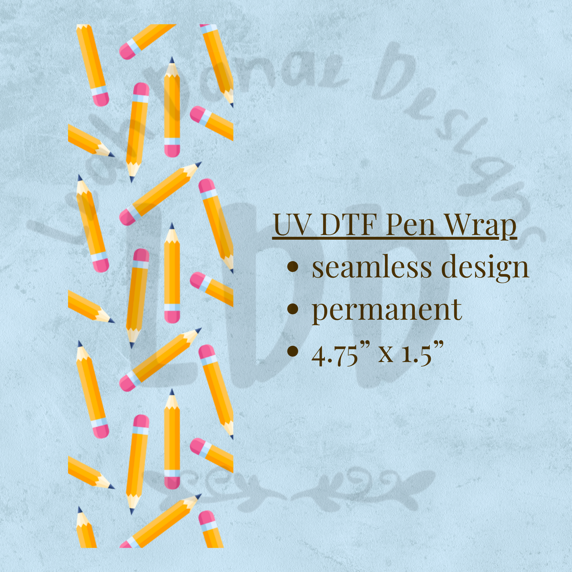 PENCIL - UV DTF Pen Wrap