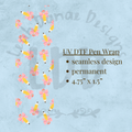 PENCIL PINK BOW - UV DTF Pen Wrap