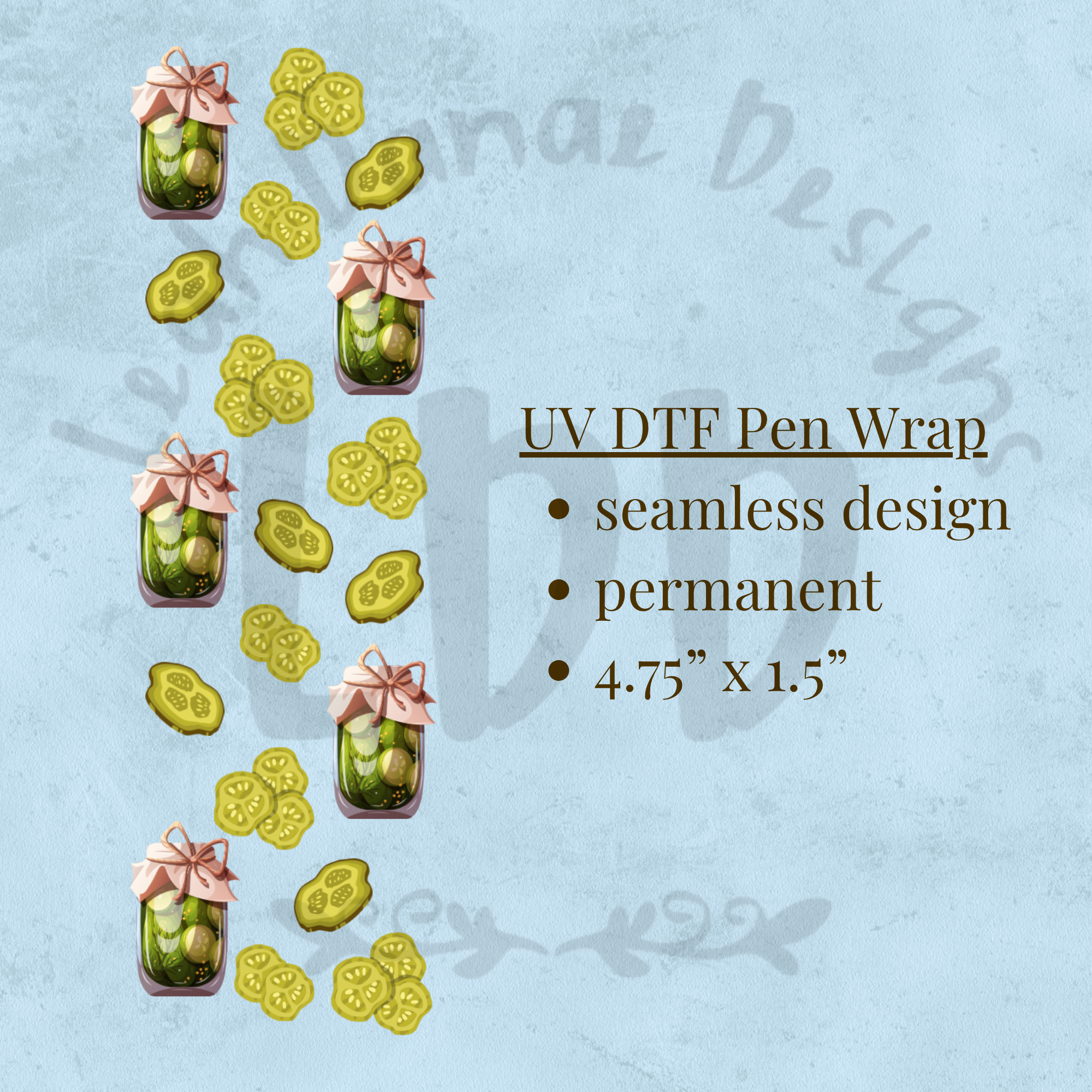 PICKLE JAR - UV DTF Pen Wrap