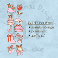 PINK PLAID CHRISTMAS - UV DTF Pen Wrap