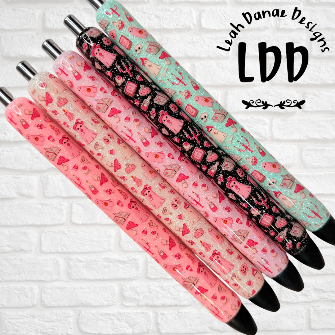PINK SPOOKY - UV DTF Pen Wrap