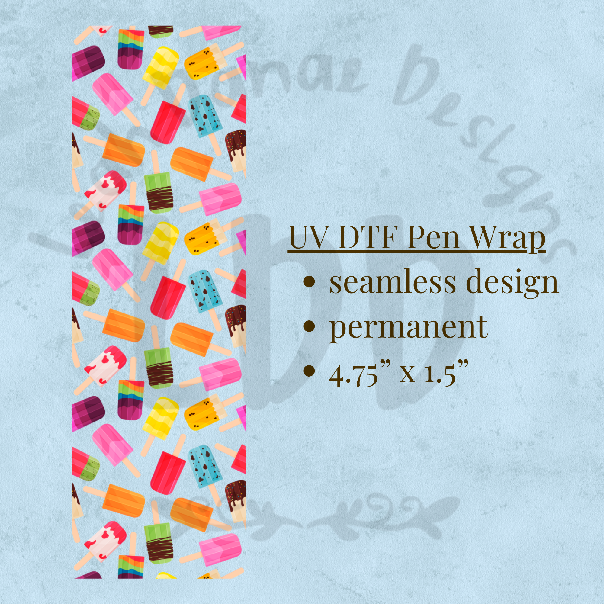 POPSICLE - UV DTF Pen Wrap