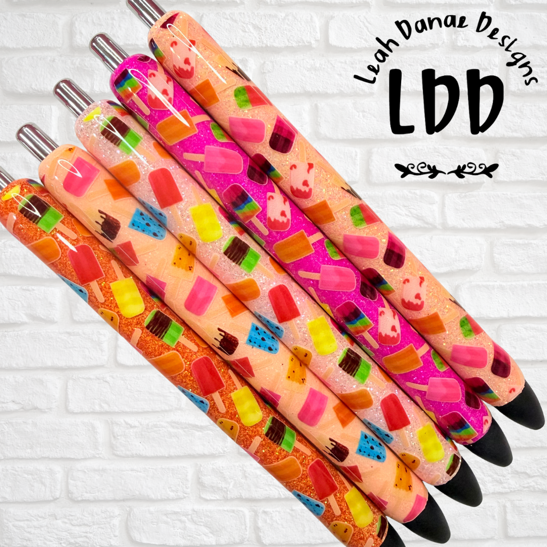 POPSICLE Pen - Refillable Gel Pen | Glitter Pen