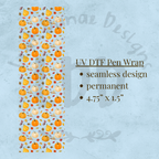 PUMPKIN LEAVES - UV DTF Pen Wrap
