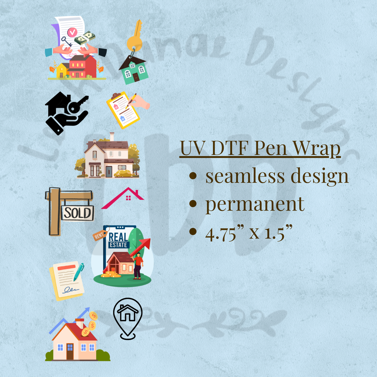 REALTOR - UV DTF Pen Wrap