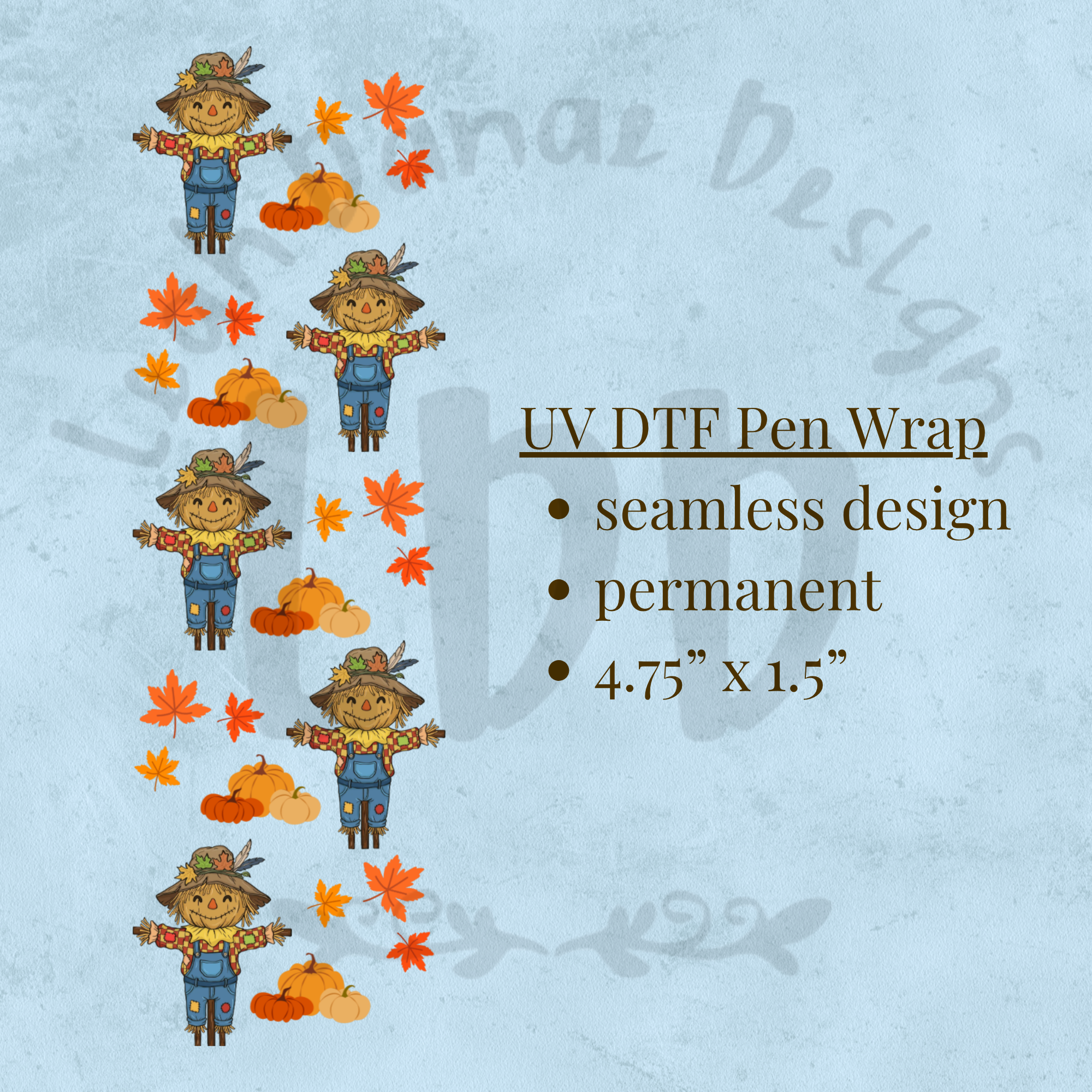 SCARECROW - UV DTF Pen Wrap