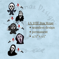 SCARY FACE - UV DTF Pen Wrap