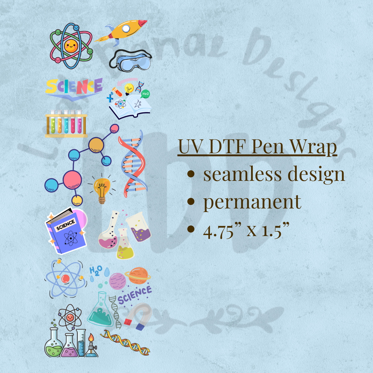 SCIENCE - UV DTF Pen Wrap