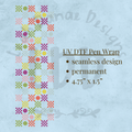 SMILEY MULTICOLORED CHECKERED - UV DTF Pen Wrap