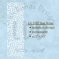 WHITE LEOPARD - UV DTF Pen Wrap