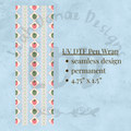 STRAWBERRY QUILT - UV DTF Pen Wrap