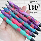 STRAWBERRY Pen - Refillable Gel Pen | Glitter Pen