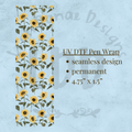 SUNFLOWER - UV DTF Pen Wrap