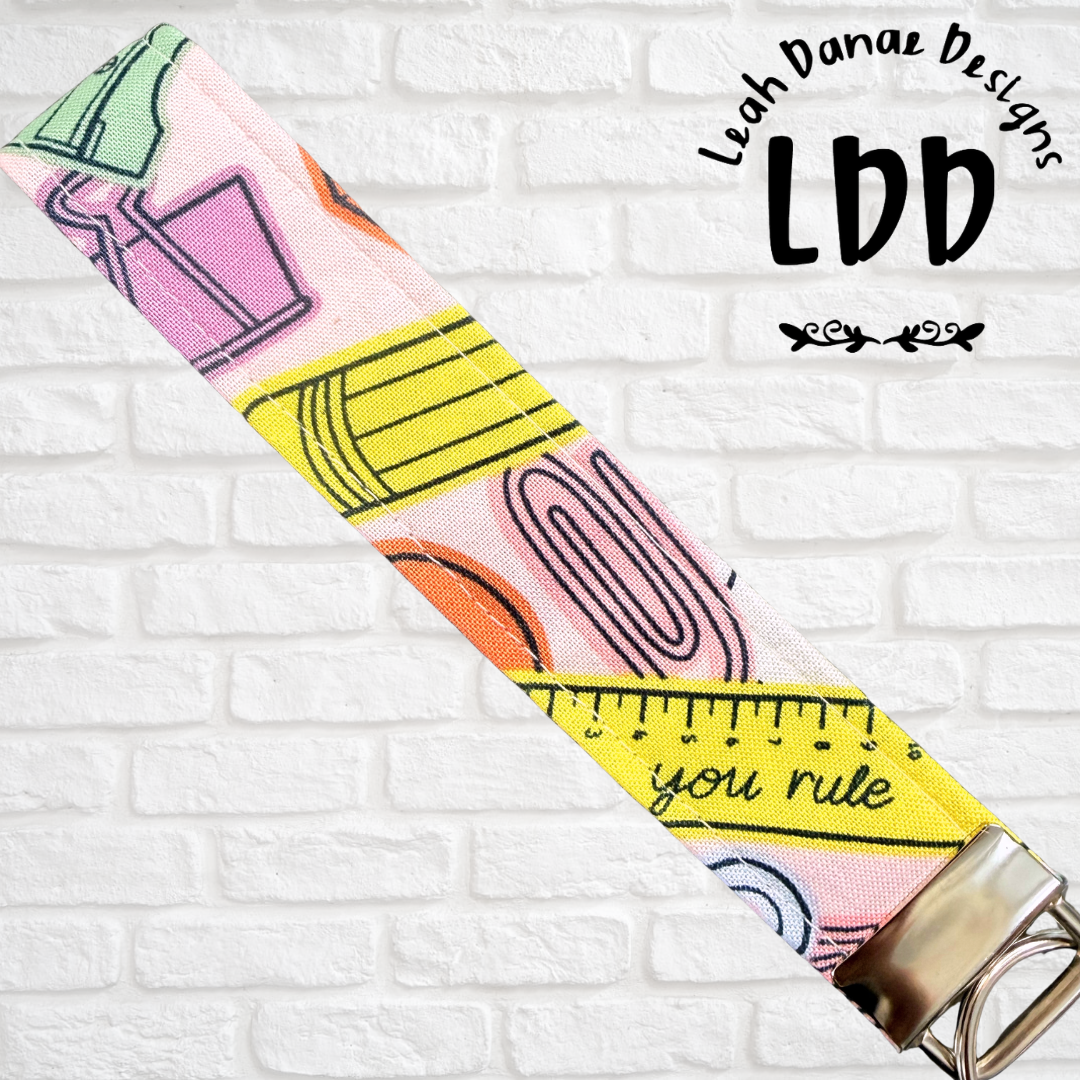 TEACHER - Wristlet Keychain