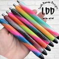 THREE color SWIRL GLITTER Pen - Refillable Gel Pen | Glitter Pen