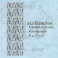 VINTAGE FLORAL - UV DTF Pen Wrap