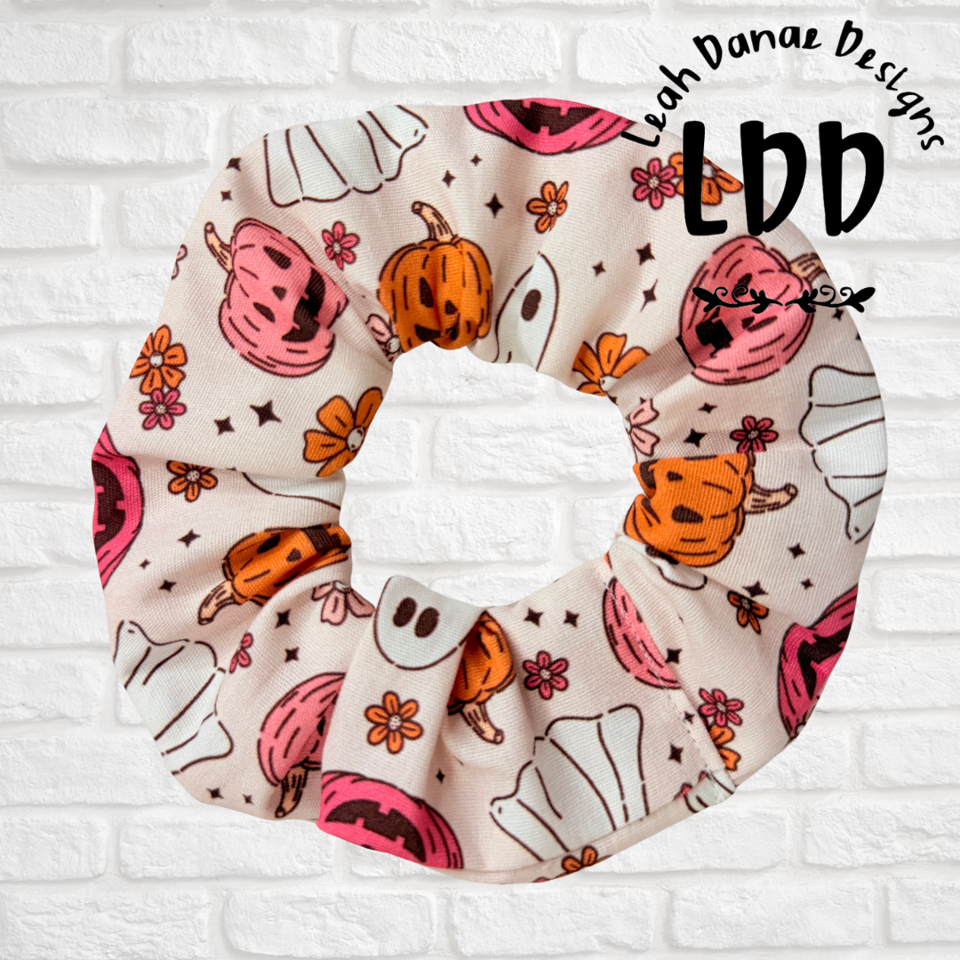 BOHO PUMPKIN - Cotton Scrunchie