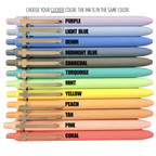 CROSS CLIPPED Glitter Pen - Gel COLORED Ink 0.7mm, Refillable