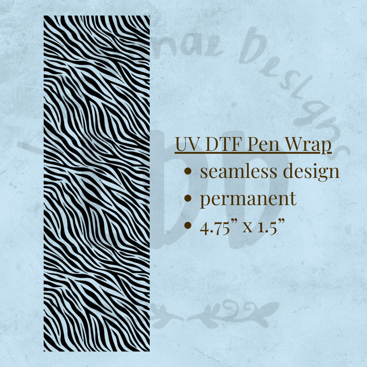 ZEBRA - UV DTF Pen Wrap
