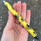 BUMBLE BEE Pen - Refillable Gel Pen, Glitter Pen
